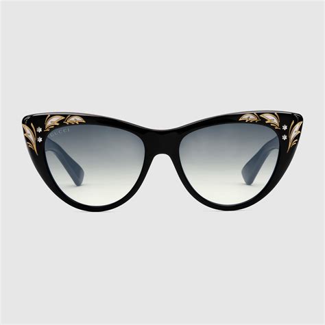 cat eye gucci sunglasses women's.